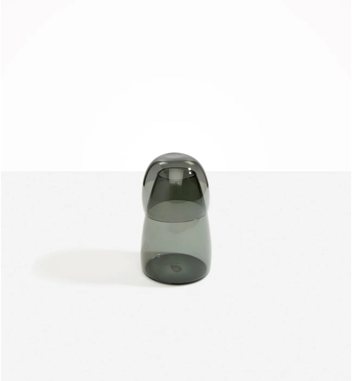 Dinosaur Designs - Glass Pebble Carafe Clear Black