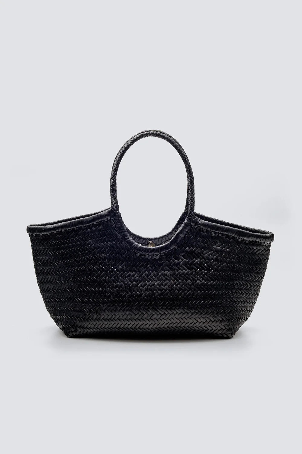 Dragon Diffusion plated black leather bag