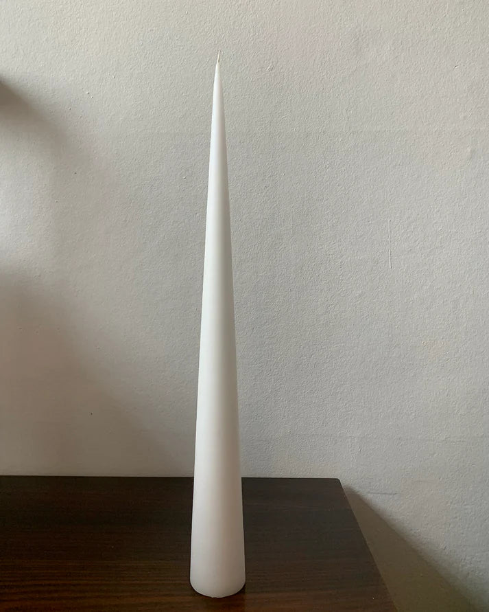 Ester & Erik - Cone Candle - Pure White