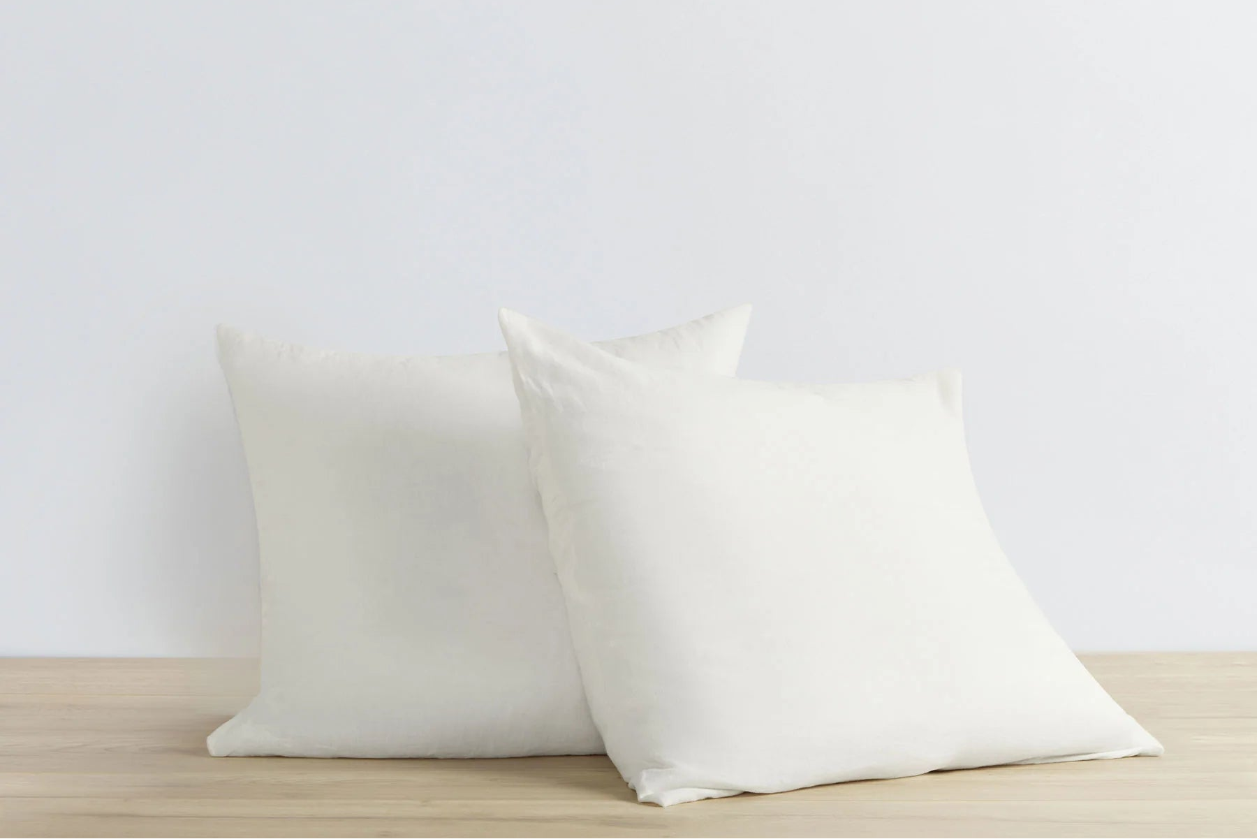 Cultiver - Set of 2 Linen Euro Pillowcases - Ivory