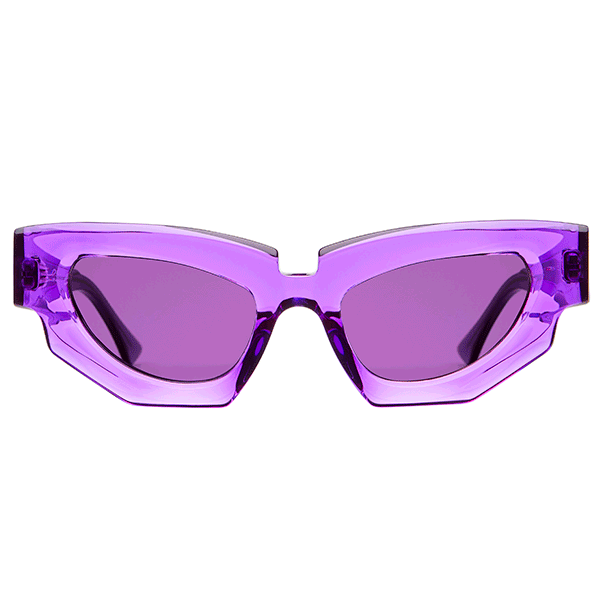 KUBORAUM - F5 Sunglasses - Amethyst in Violet Lens