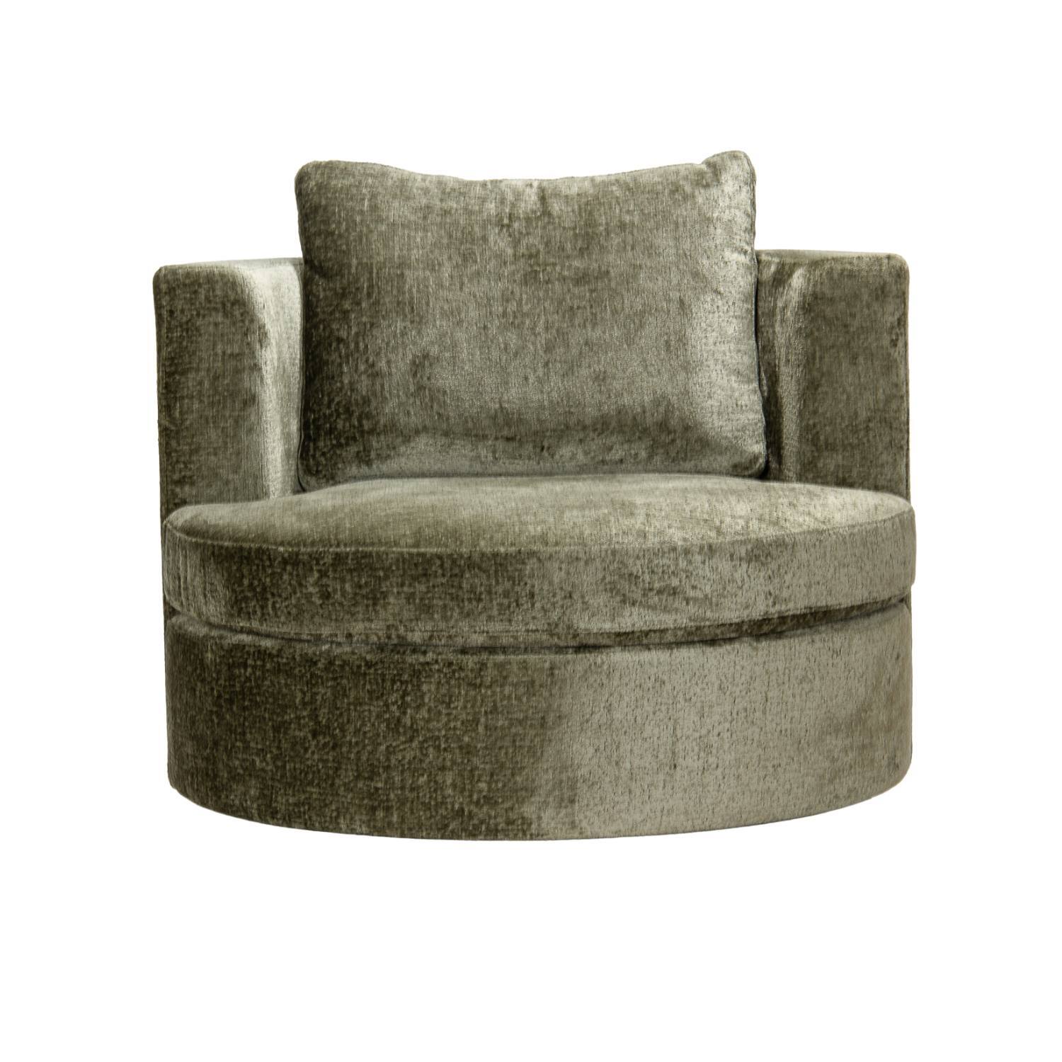 Bergma Swivel Chair - Moss