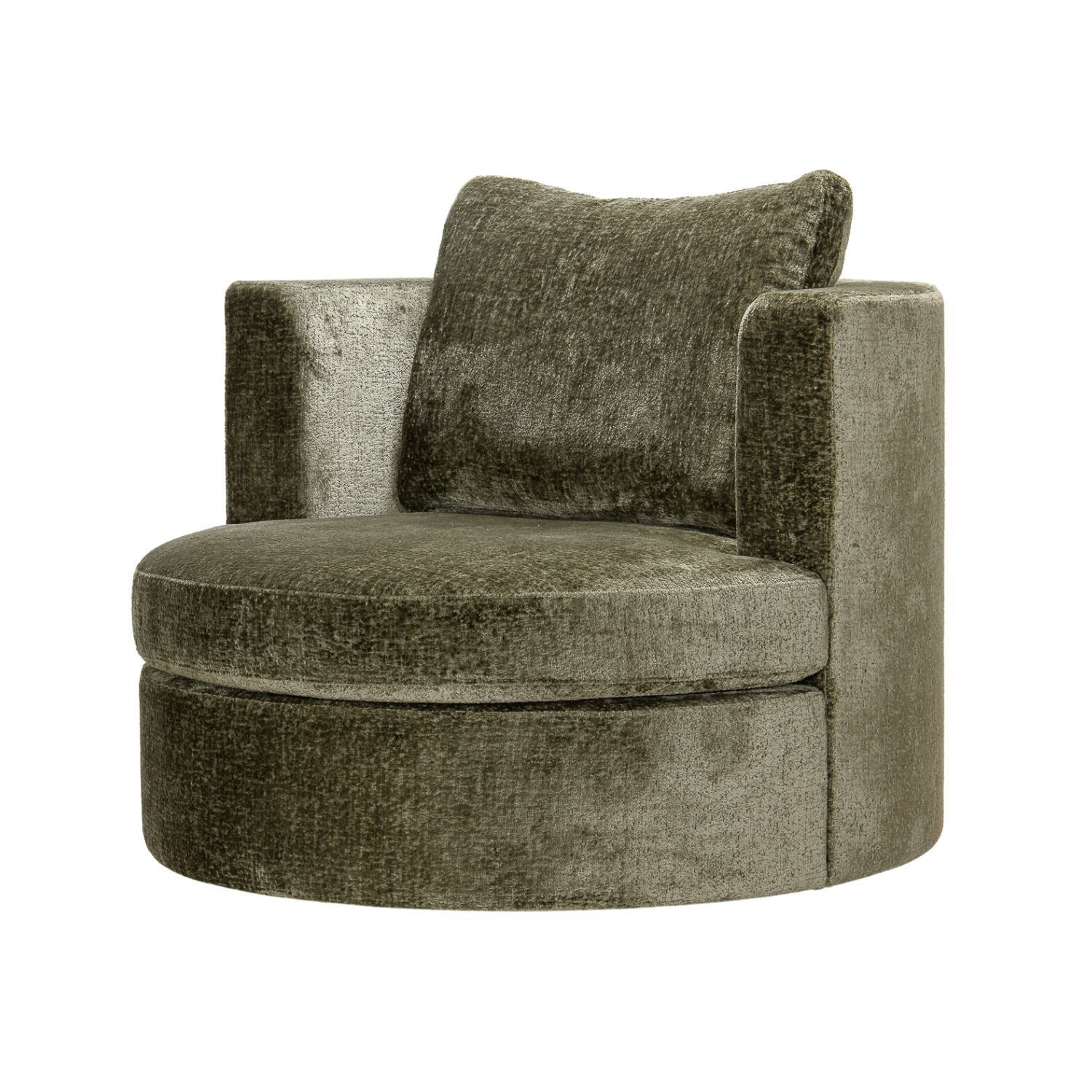 Bergma Swivel Chair - Moss