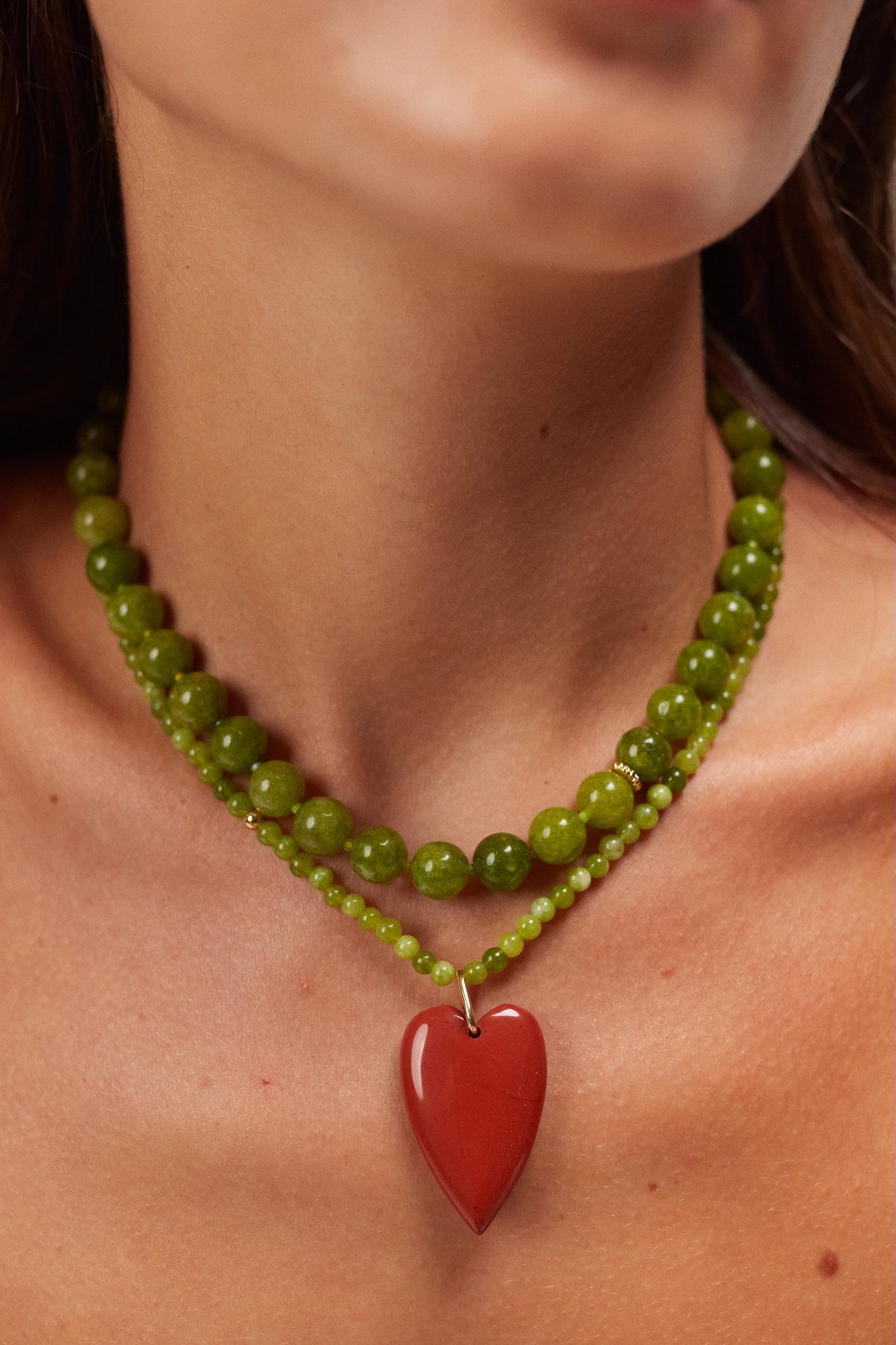 ANNI LU - Grasshopper Necklace - Avocado Oil