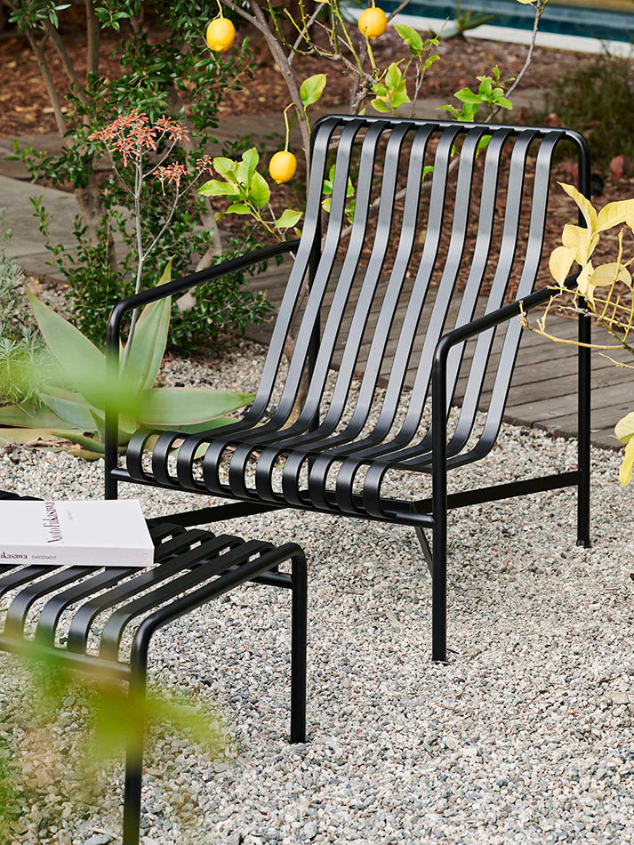 HAY - Palissade Lounge Chair - High - Anthracite