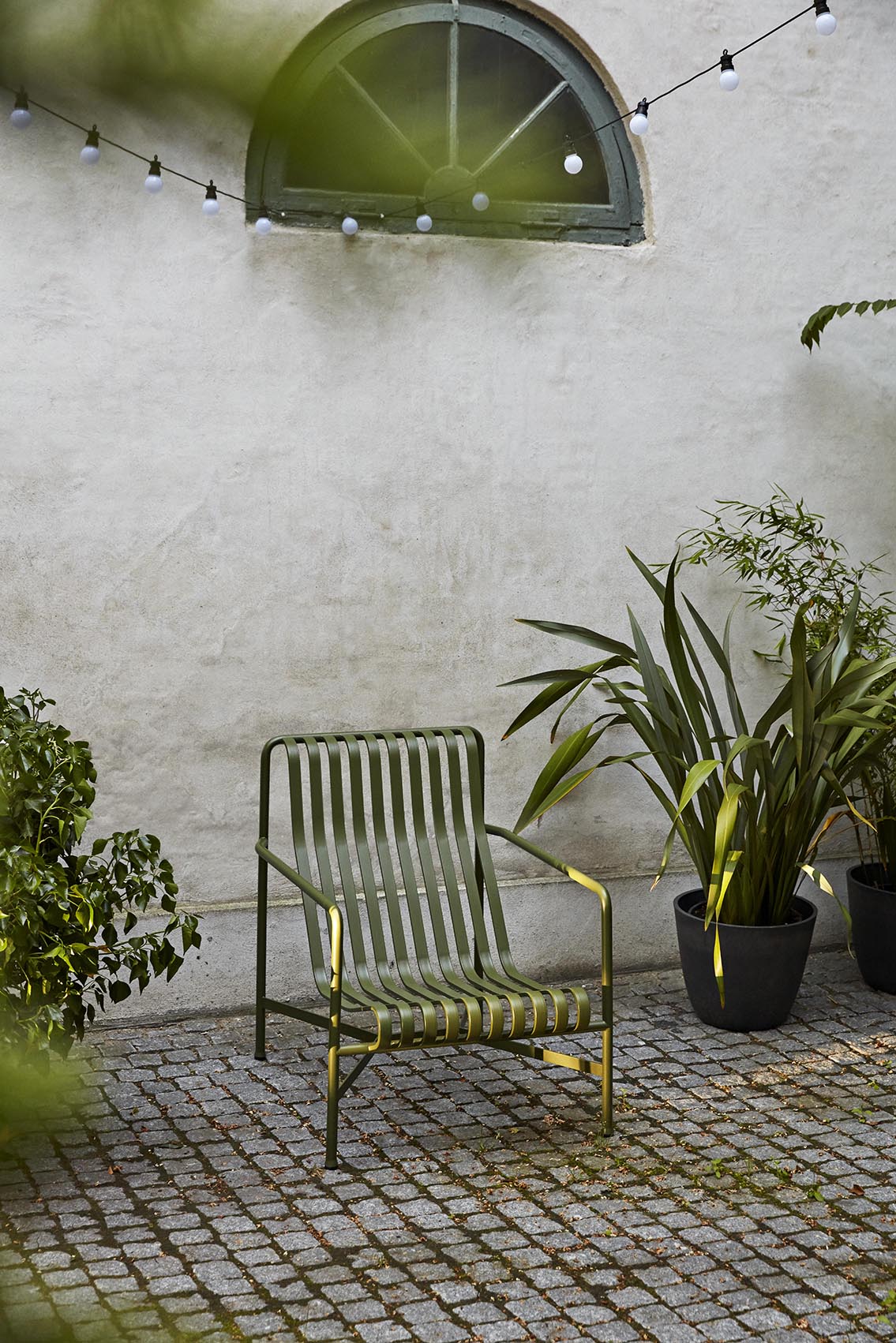 HAY - Palissade Lounge Chair - High - Sky Grey