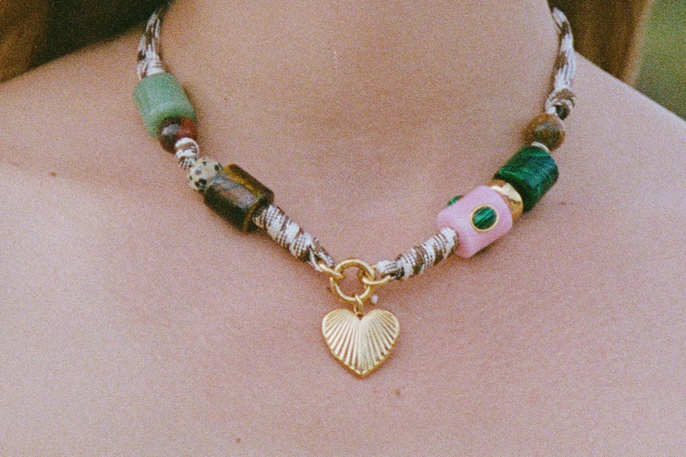 ANNI LU - Heartland Necklace - Toasted Almond