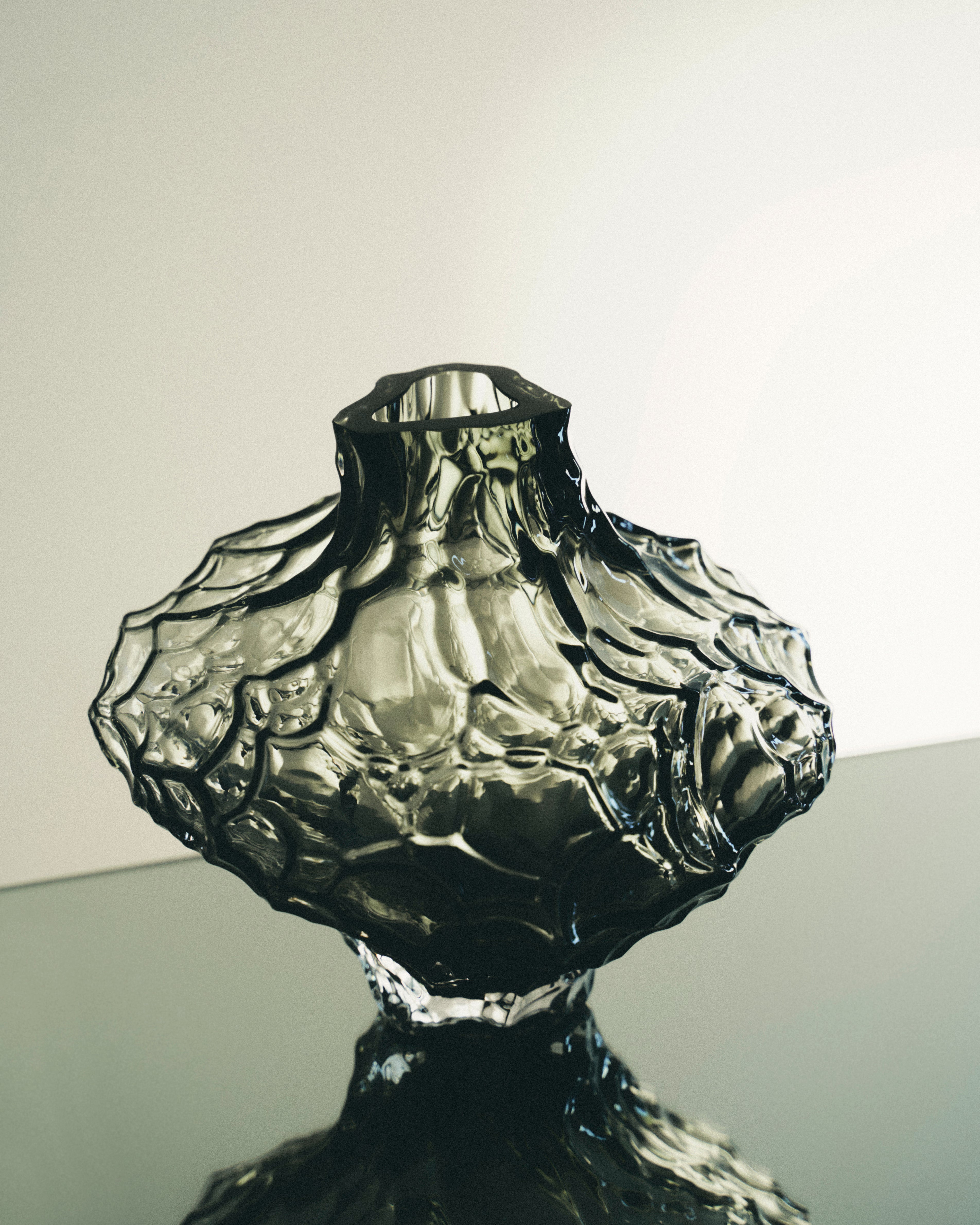 Hein Studio - Canyon Vase - Large - New Smoke