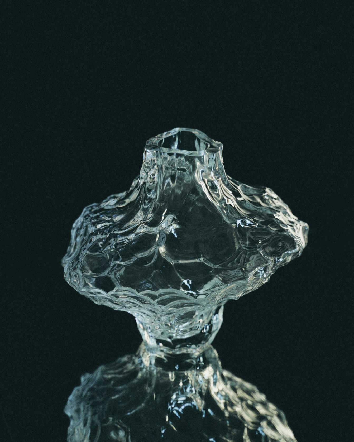 Hein Studio Canyon Vase - Large - Clear