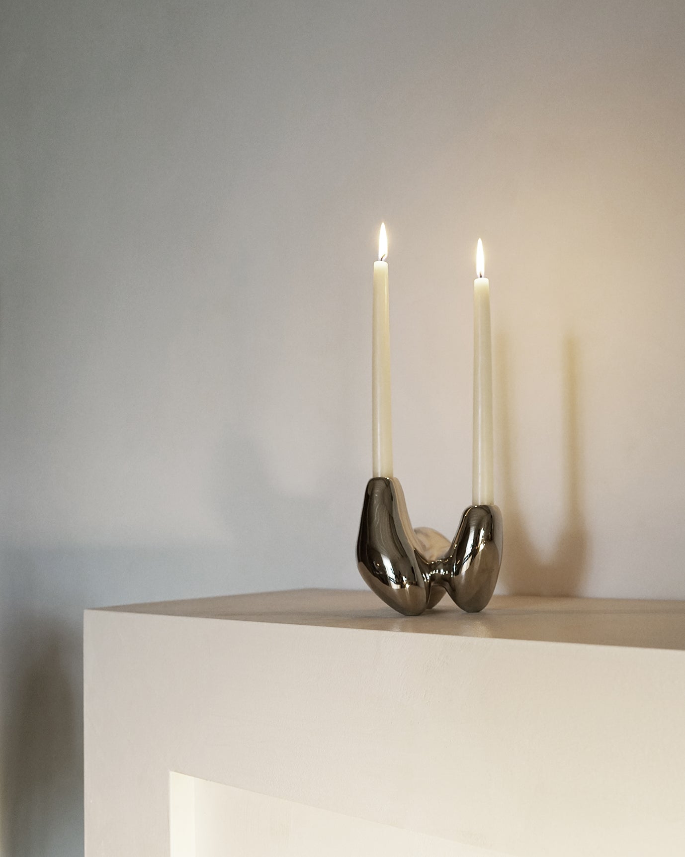 Hein Studio Unity Candleholder - Titanium
