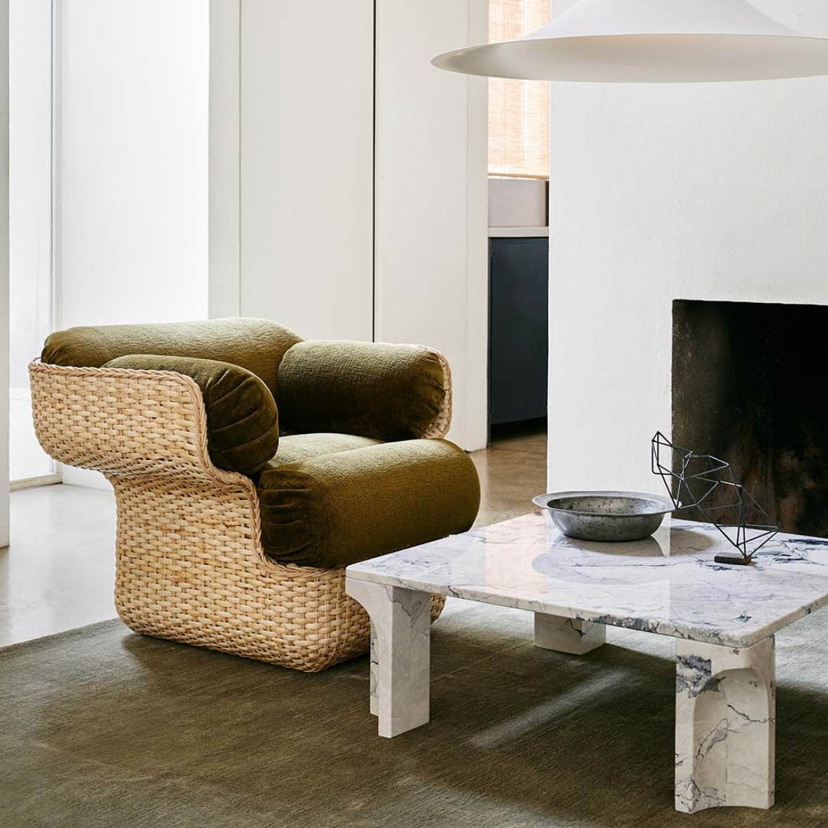 GUBI - Basket Lounge Chair - Mumble 40