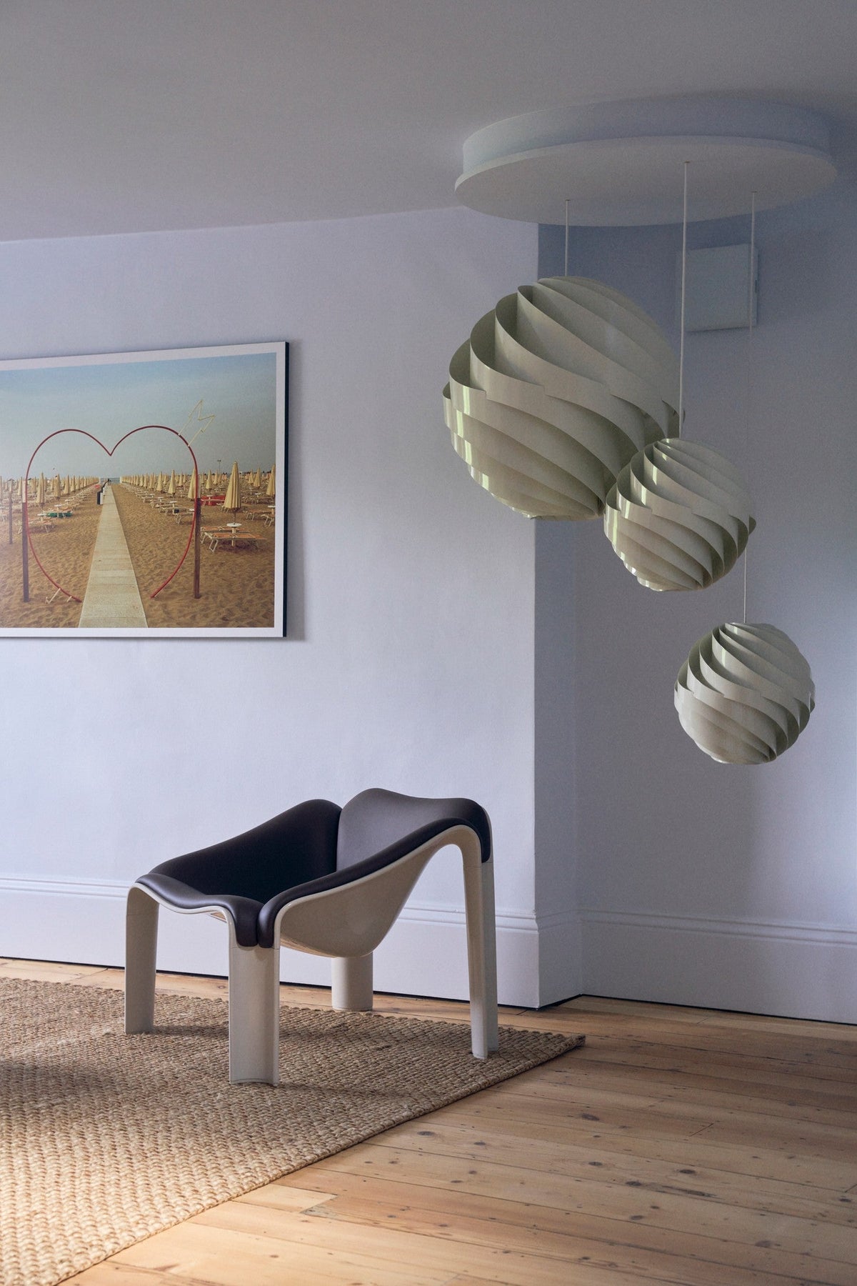 GUBI - F300 Lounge Chair - Alpaca Alto Dedar - MADE TO ORDER