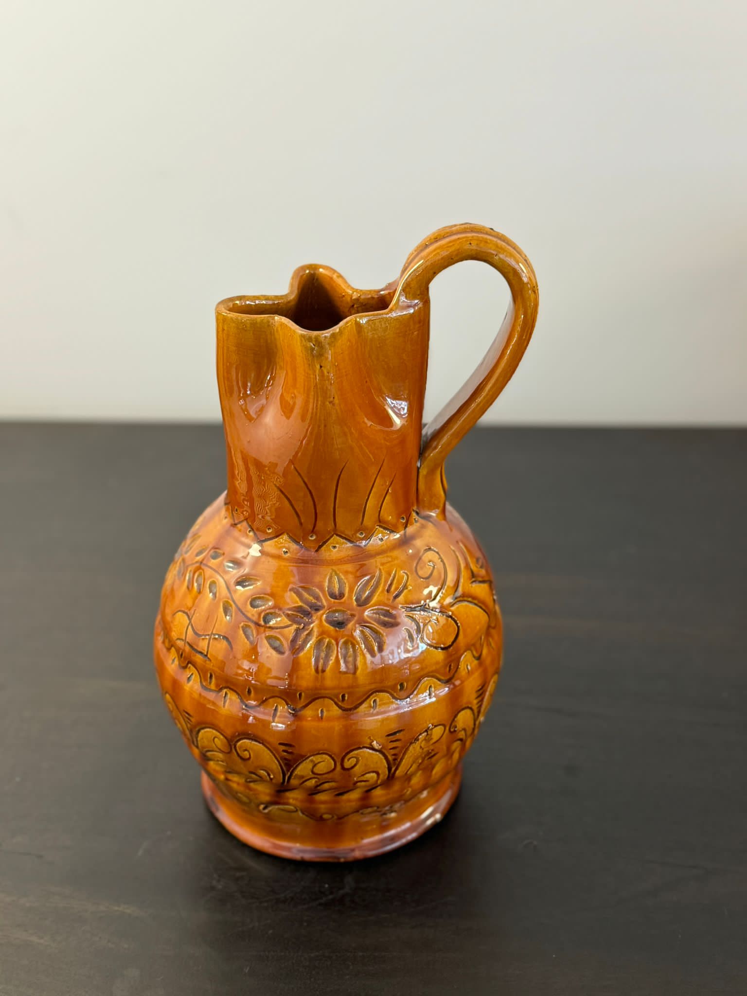 Glazed Italian ceramic (circa 1920) Puglia - 32 cm