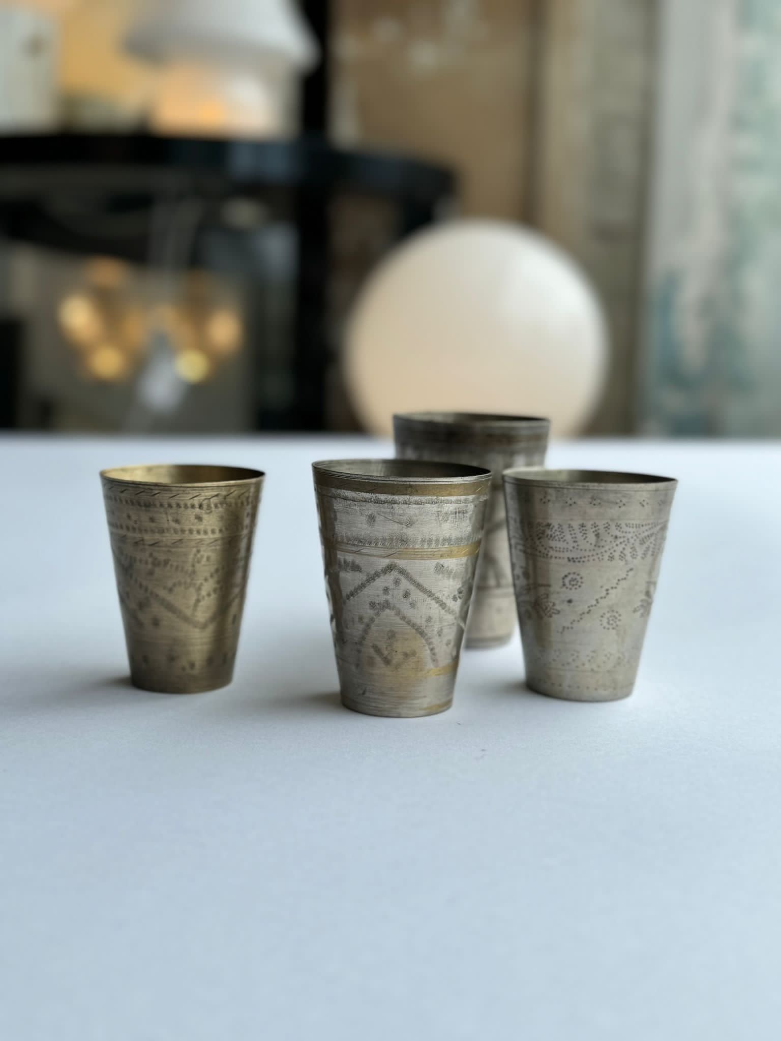 Brass Lassi Cup Small - 7cm