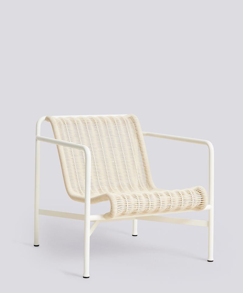 HAY - Palissade Cord Lounge Chair Low - Cream White - PRE ORDER