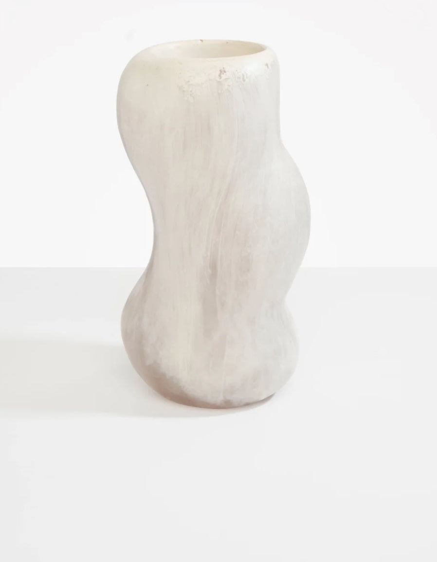 Dinosaur Designs - Large Valley Vase - chalk swirl