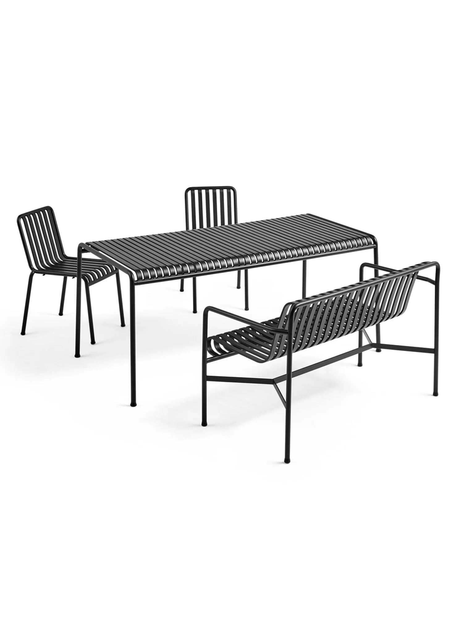 HAY - Palissade Table -  Anthracite
