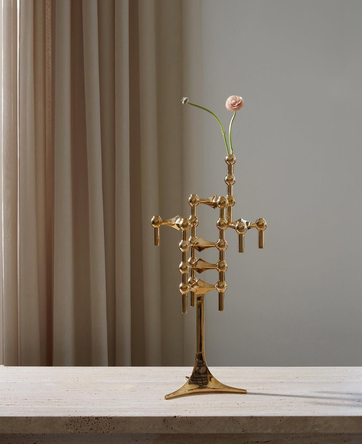 STOFF Nagel - Vase- Brass