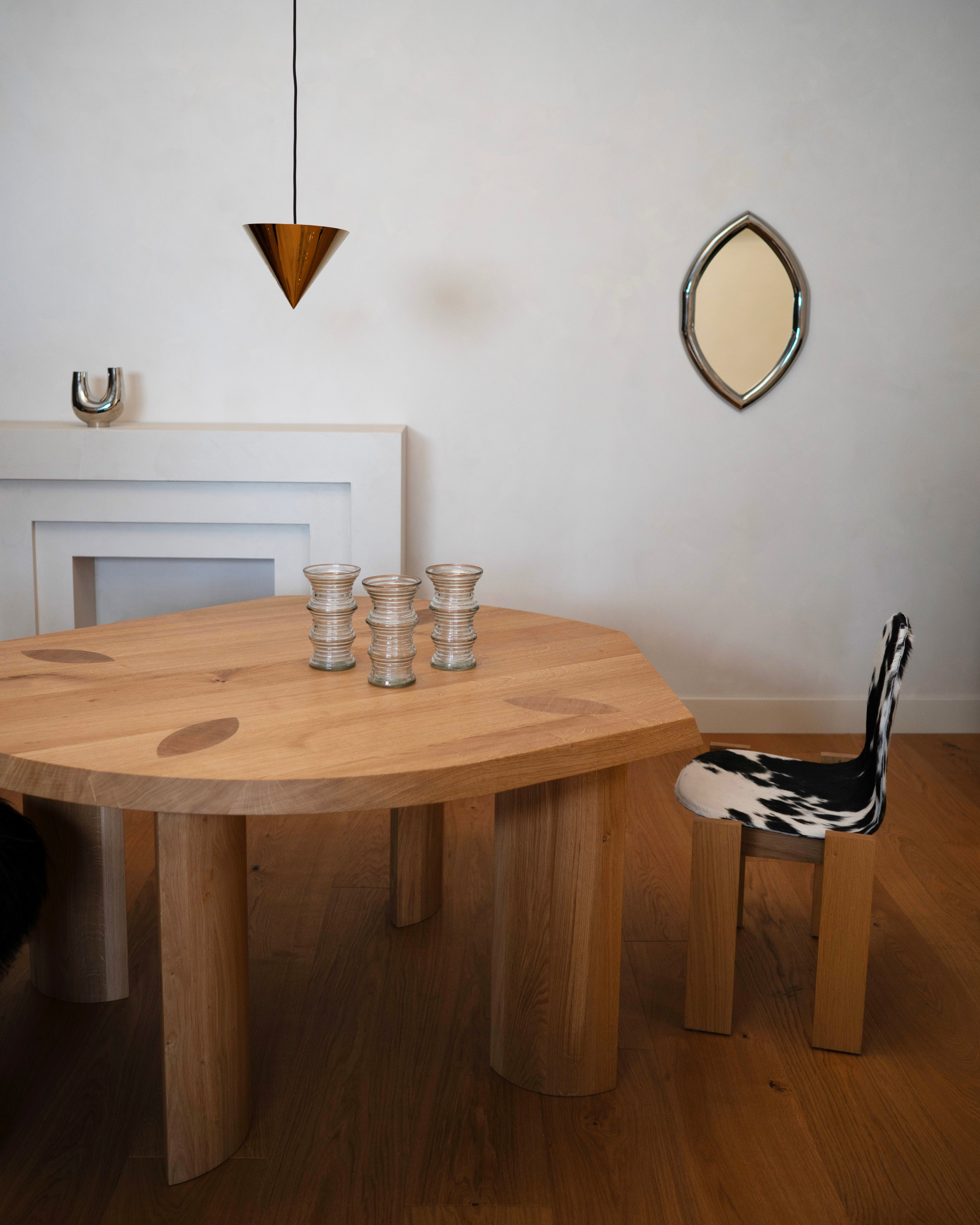 Hein Studio Iris Mirror - Titanium