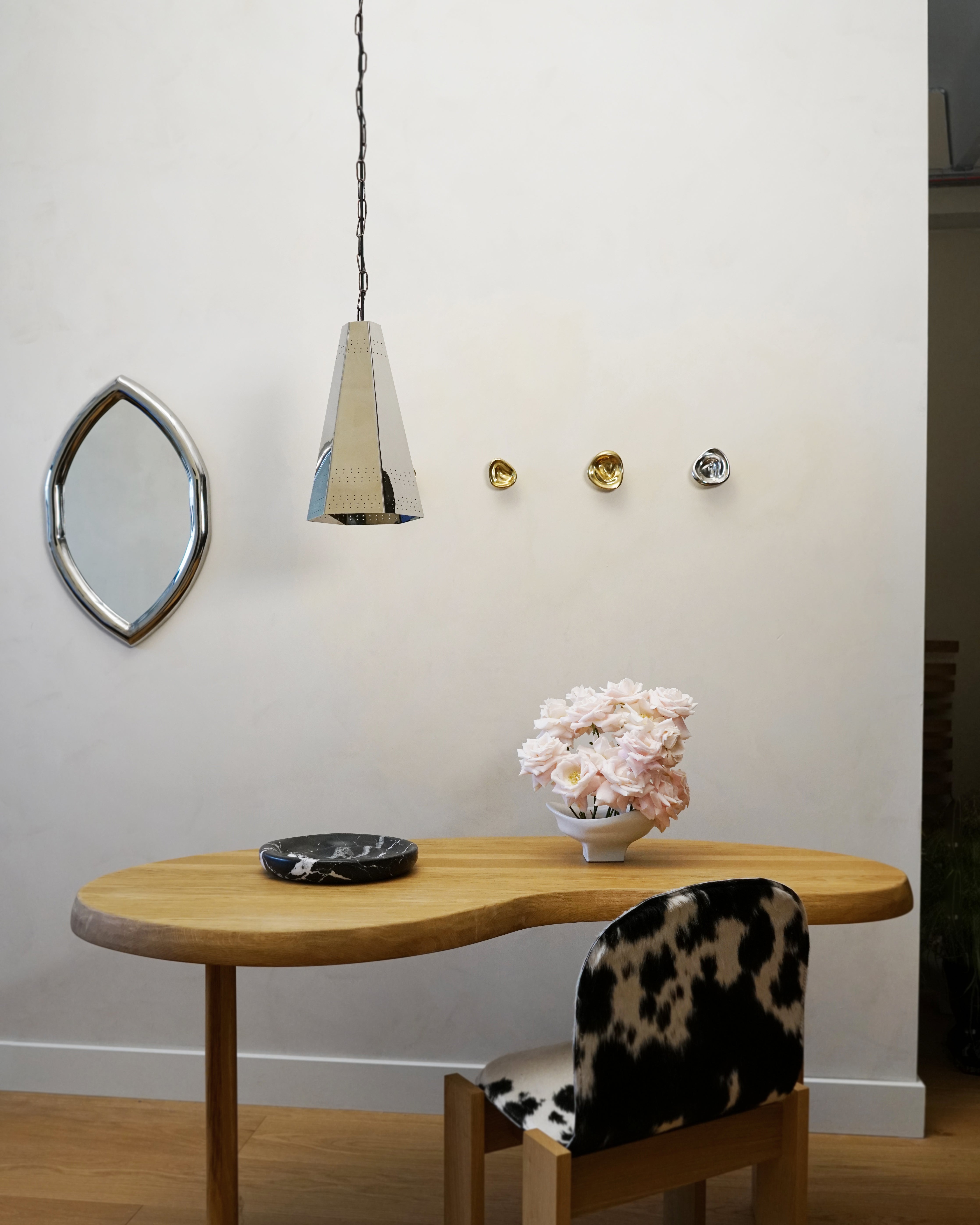 Hein Studio Iris Mirror - Titanium