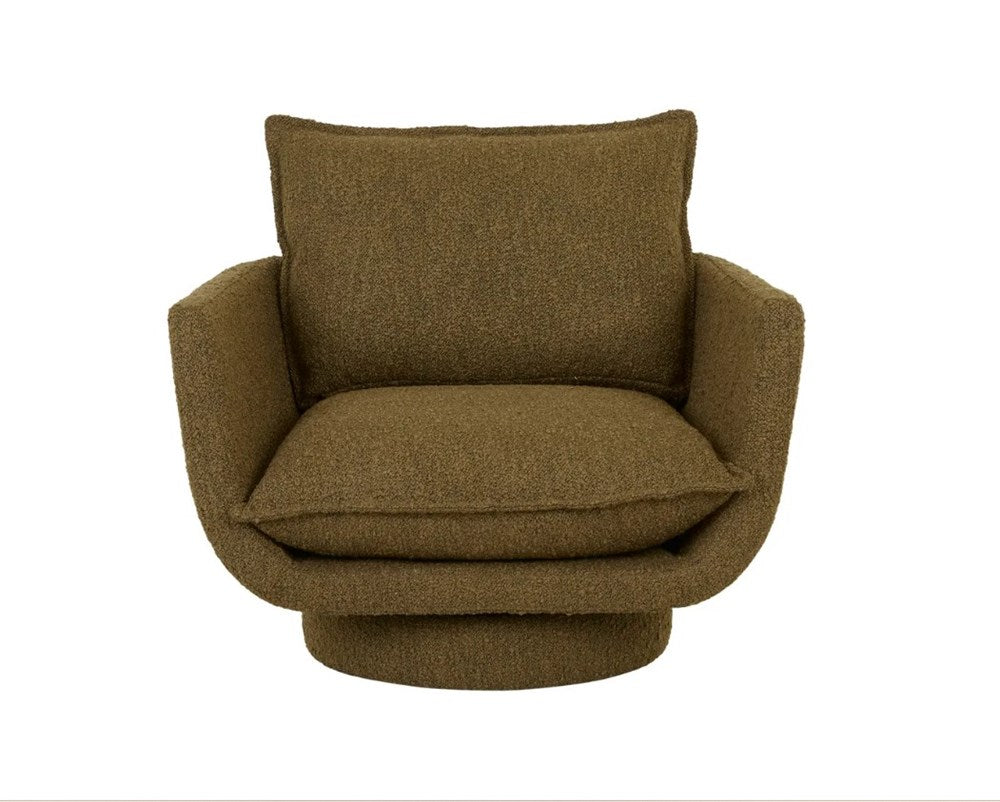 Kennedy Loft Occasional Chair -Boucle Olive