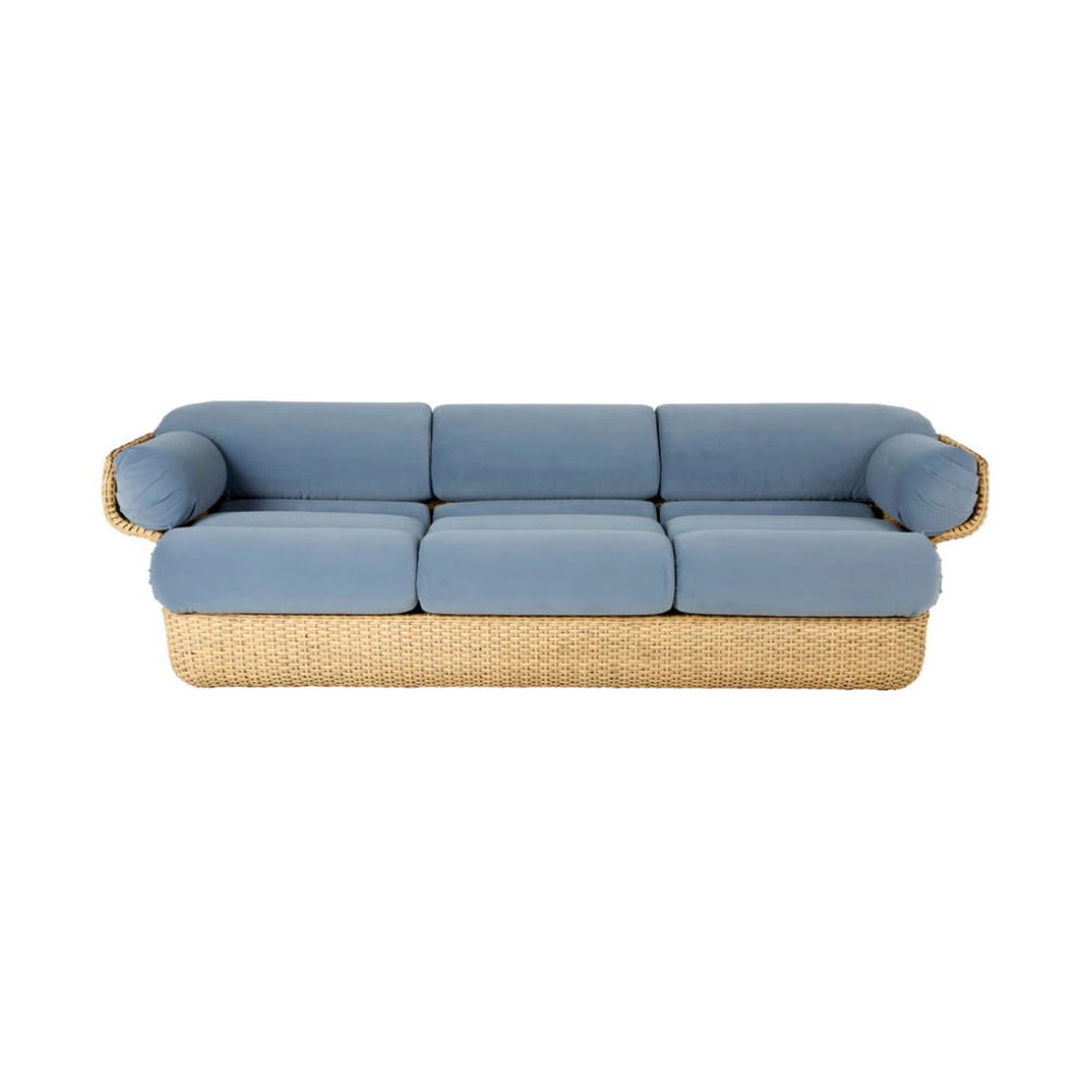 GUBI - Basket Sofa 3-Seater - Fabric Group C