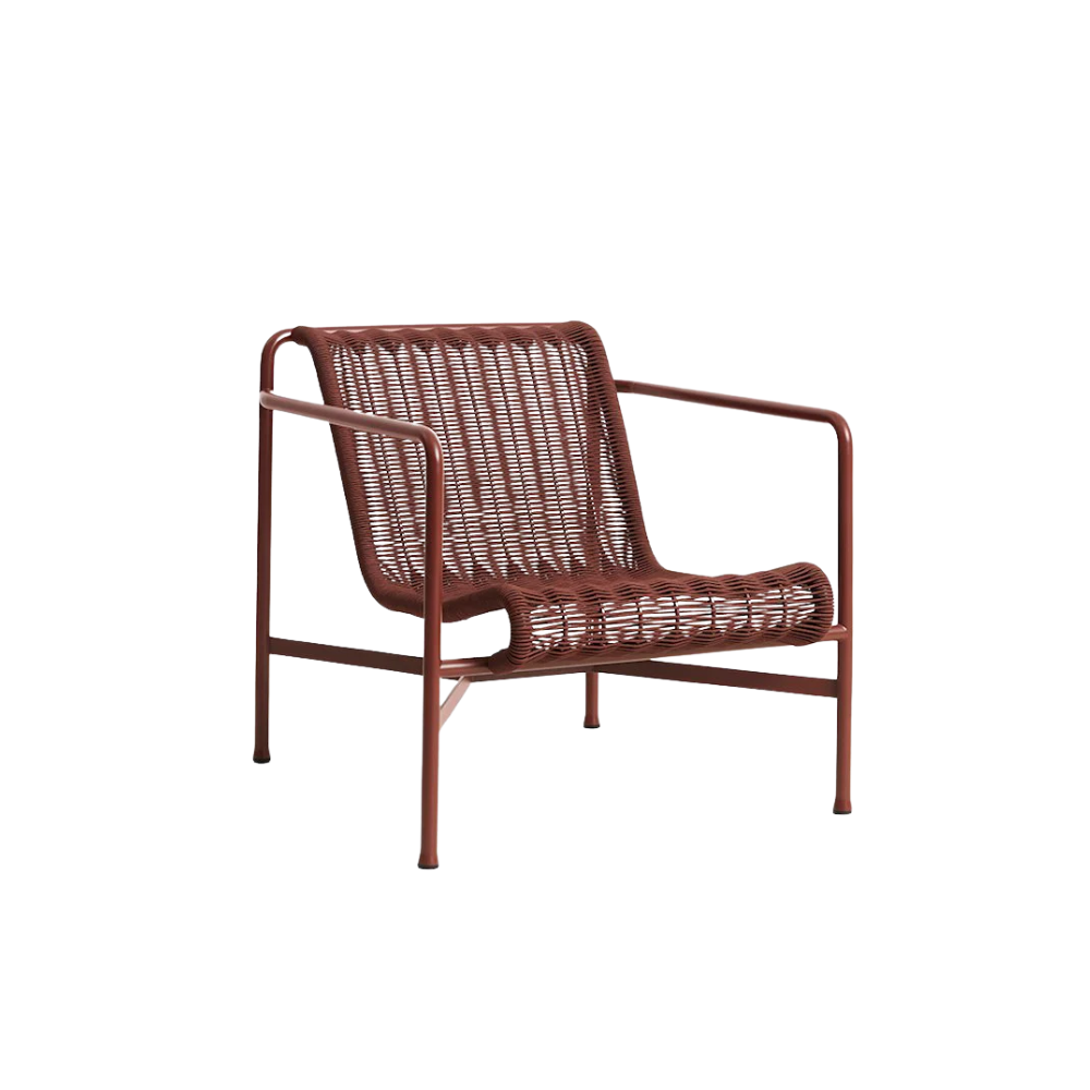 HAY - Palissade Cord Lounge Chair Low - Iron  - PRE ORDER