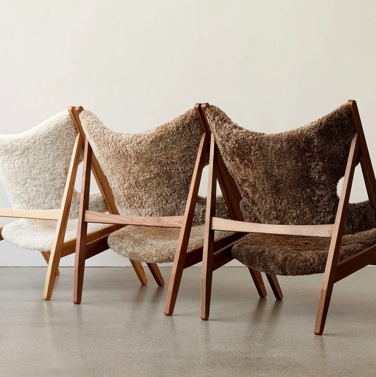 AUDO - Copenhagen Knitting Lounge Chair Sheepskin