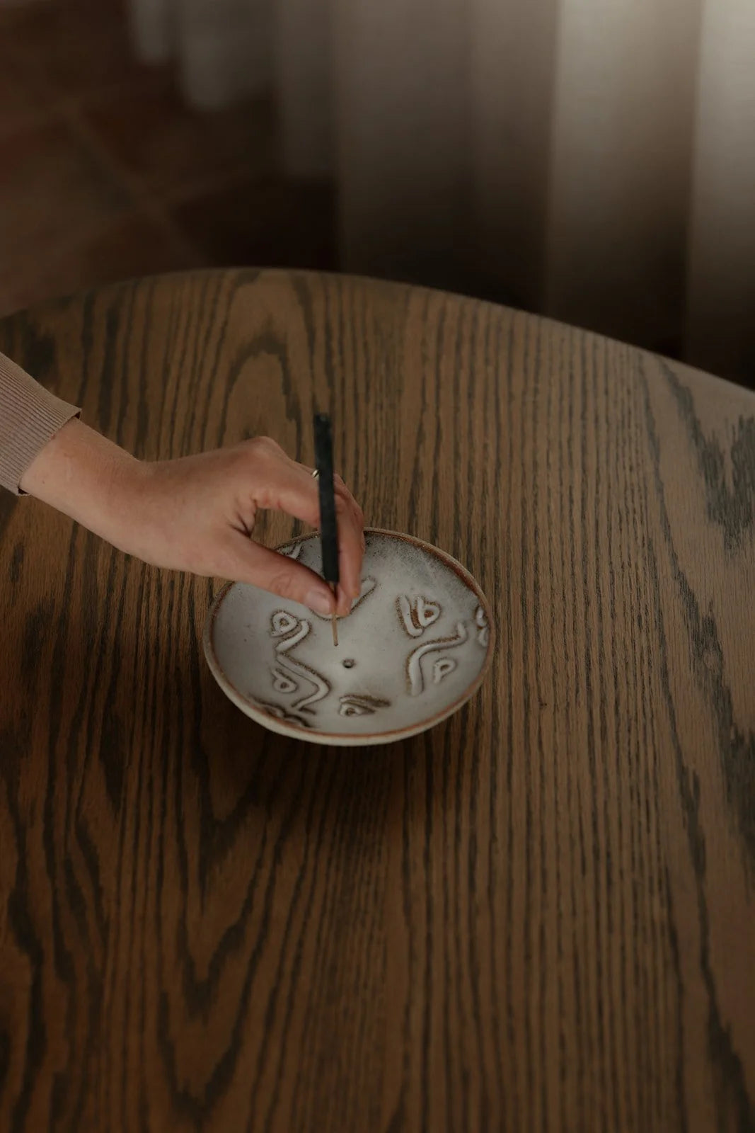 Ochre Ceramics - Muse Dish / Incense Holder - Luna