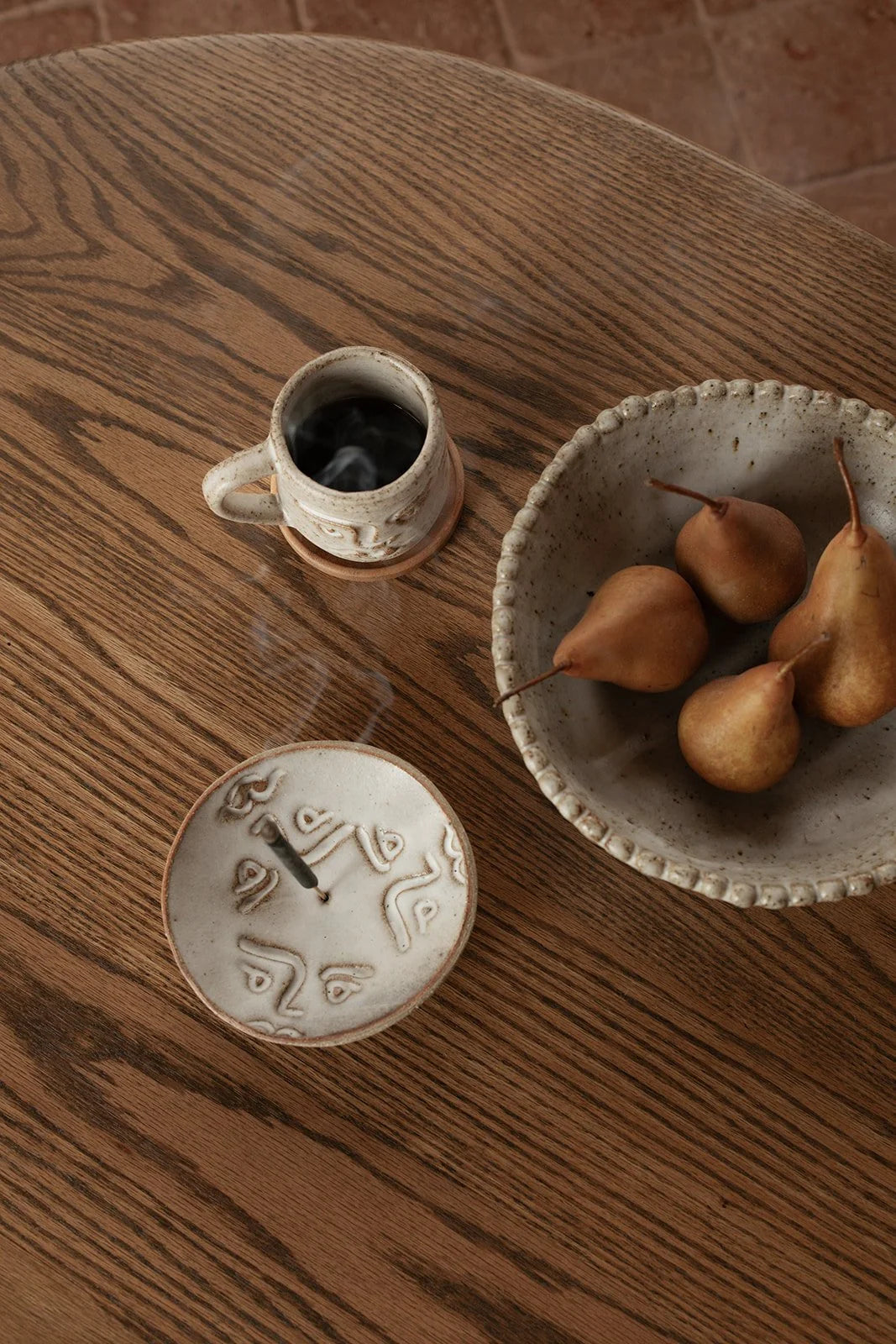 Ochre Ceramics - Muse Dish / Incense Holder - Luna
