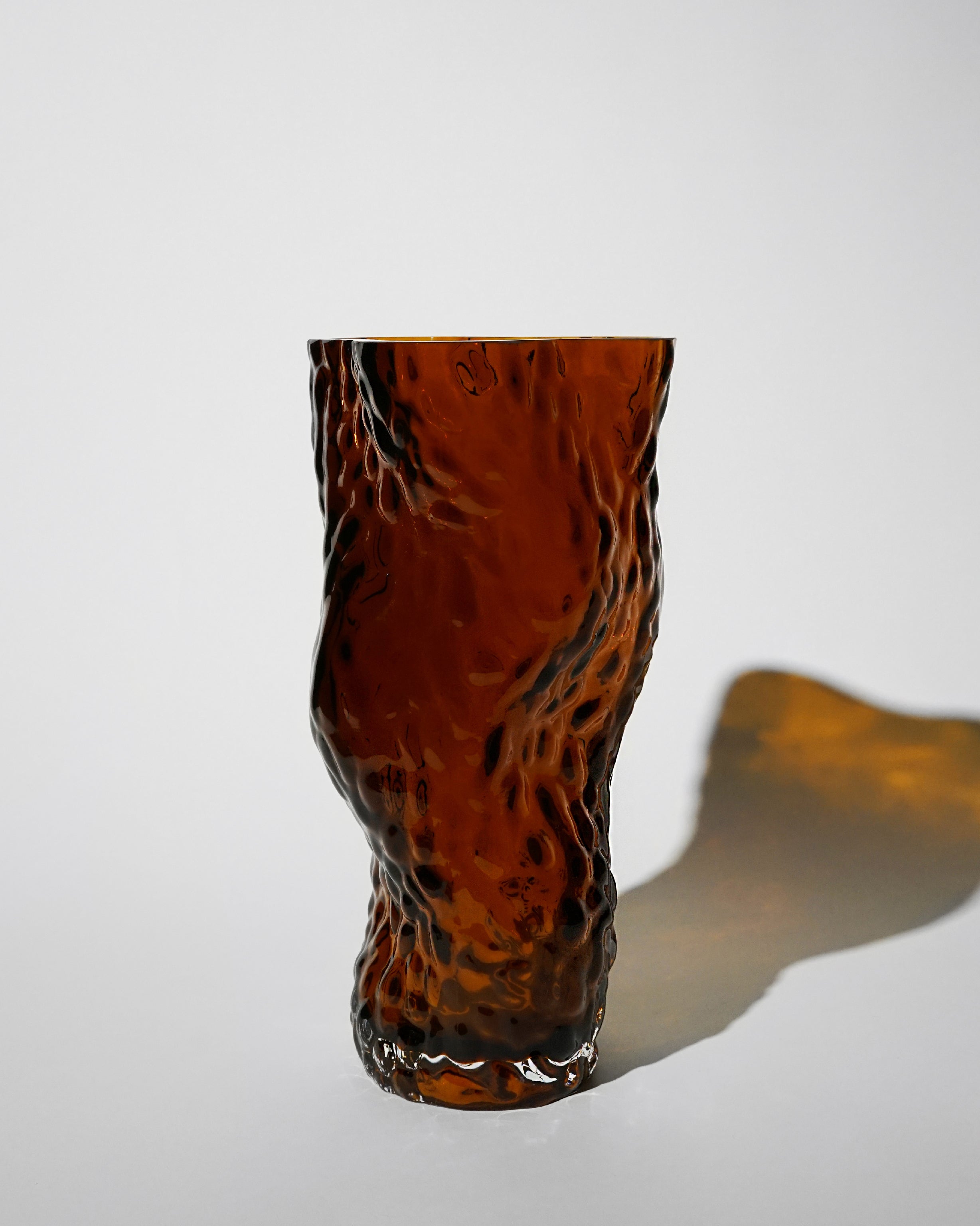Hein Studio - Ostrea Rock Glass Vase - Rust
