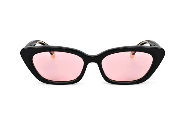 Oscar and Frank - Orchard Road - Gloss black (pink lense)
