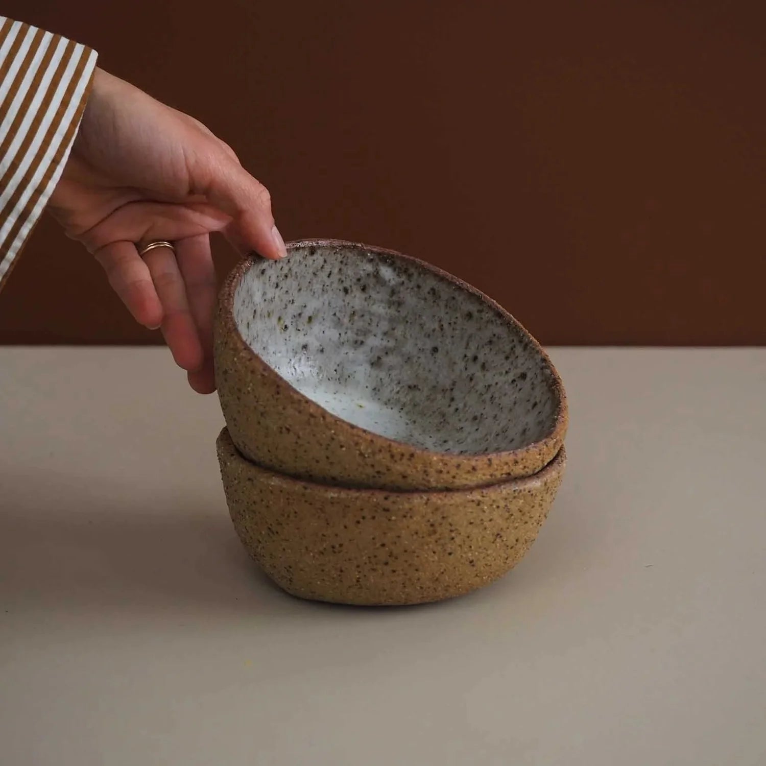 Ochre Ceramics - Dessert Bowl - Moss