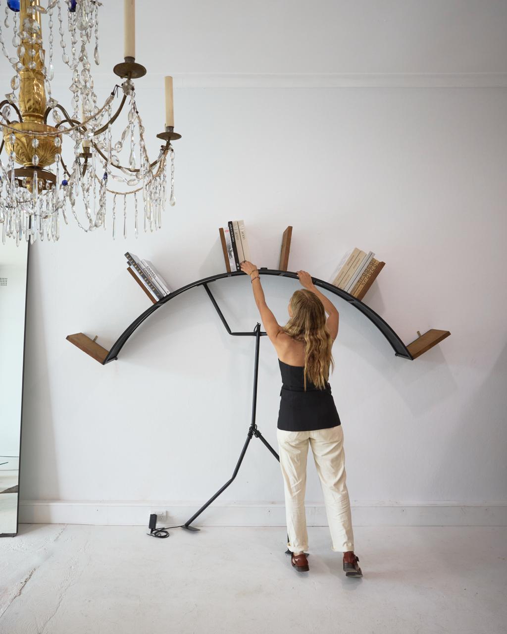 C.1980 Vintage Italian Liberia Bookshelf