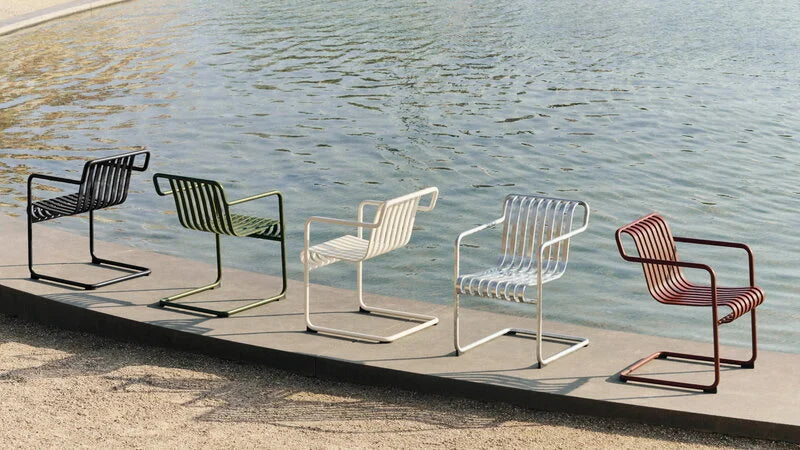 HAY - Palissade Cantilever dining armchair - Anthracite