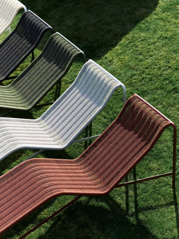 HAY - Palissade Cord Chaise Longue - Cream White