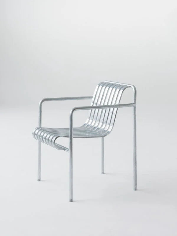HAY - Palissade Dining Armchair - Hot Galvanised