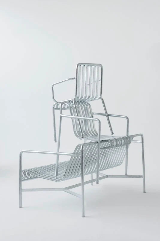 HAY - Palissade Armchair - Hot Galvanised