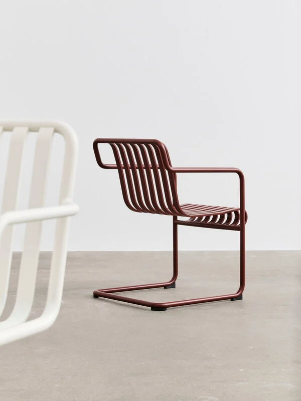 HAY - Palissade Cantilever dining armchair - Iron Red