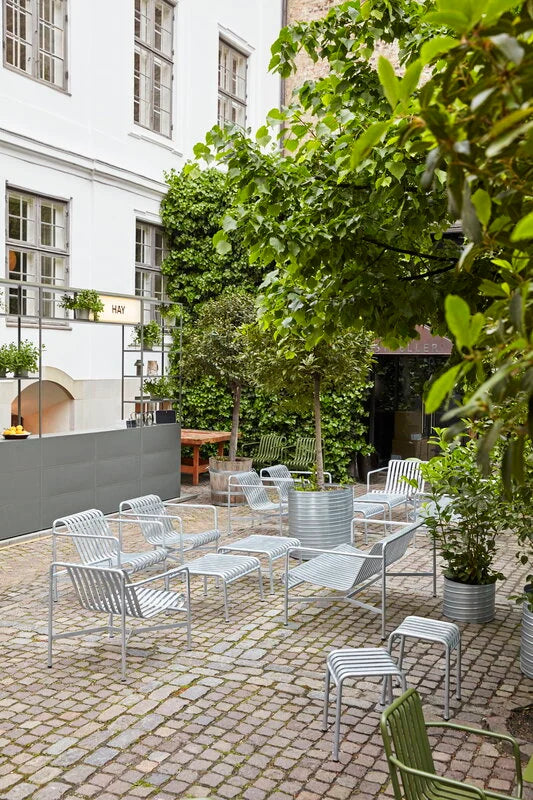 HAY - Palissade Lounge Chair - Low - Hot Galvanised