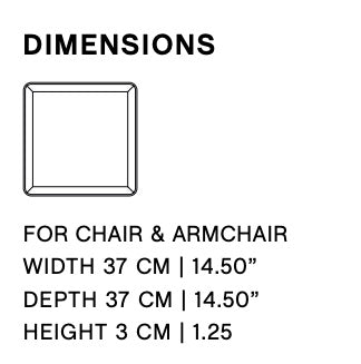 HAY - Palissade Seat Cushion for Chair & Armchair - Cream White