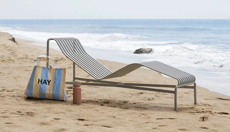 HAY - Palissade Chaise Longue - Sky Grey