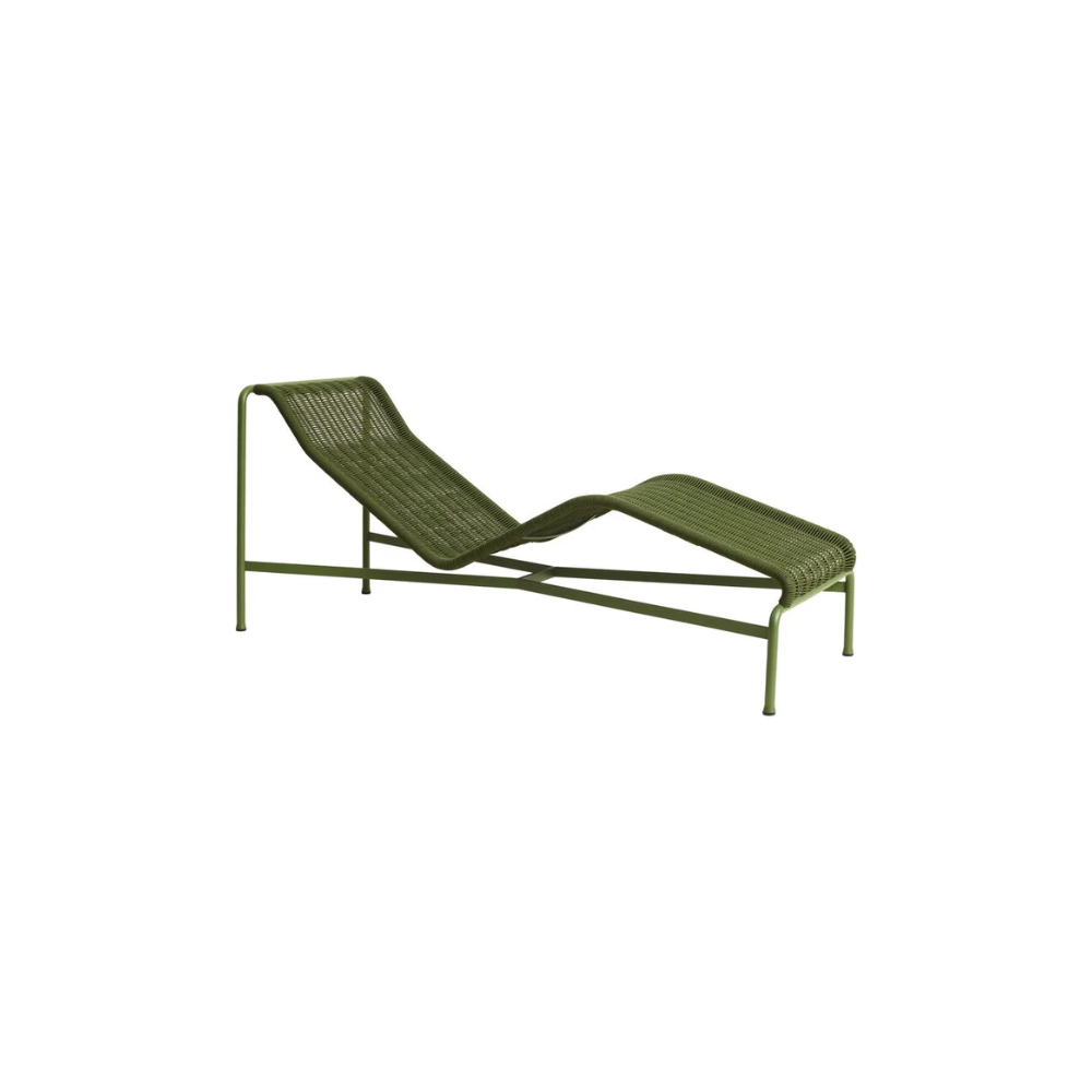 HAY - Palissade Cord Chaise Longue - Olive
