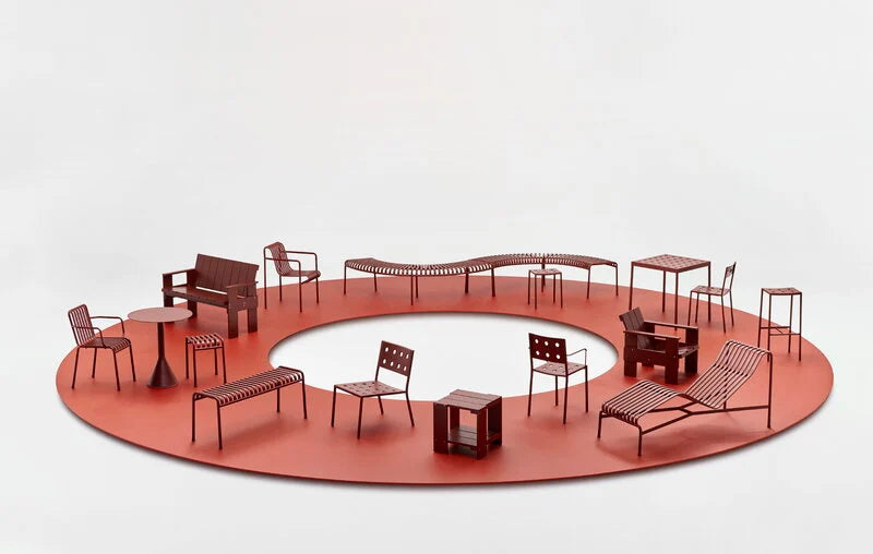HAY - Palissade Bench - Iron Red