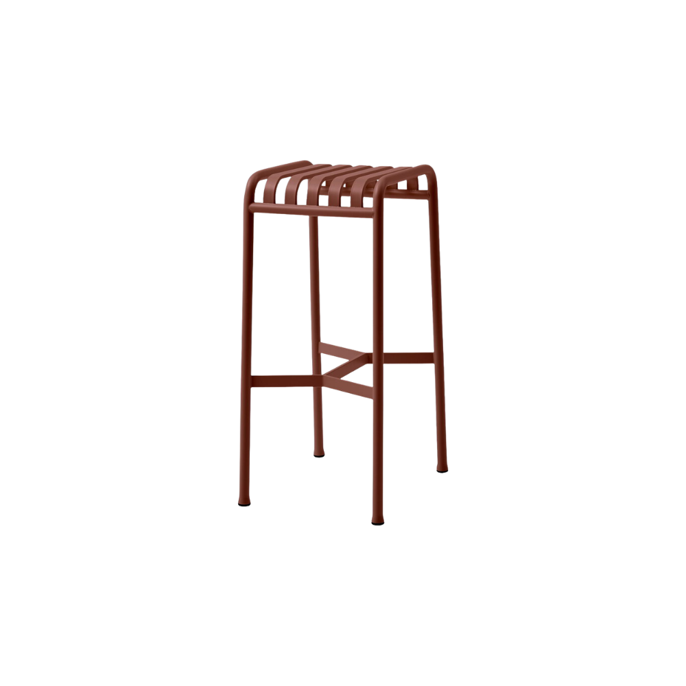 HAY - Palissade Bar Stool - Iron Red