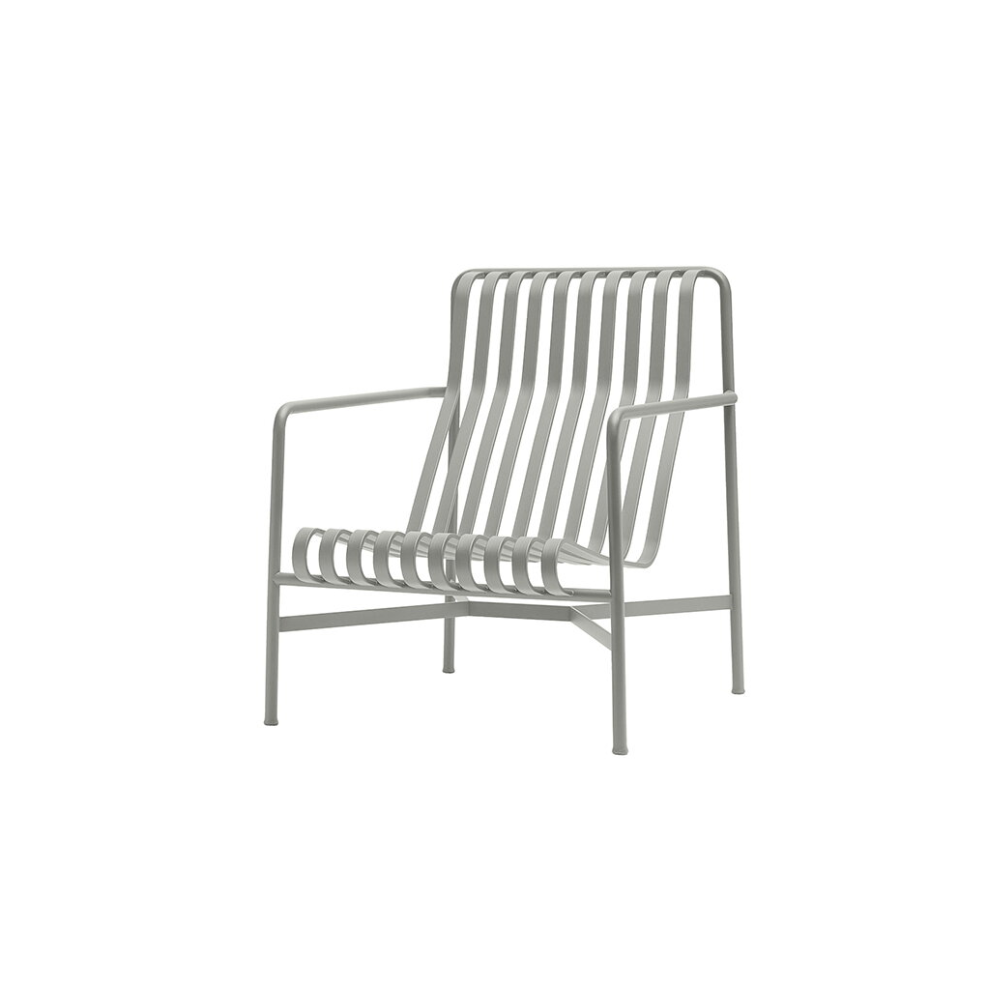 HAY - Palissade Lounge Chair - High - Sky Grey
