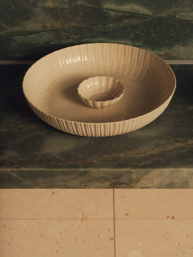 Nattier - Extra Small Fern Nesting Bowl 10cm - Natural White