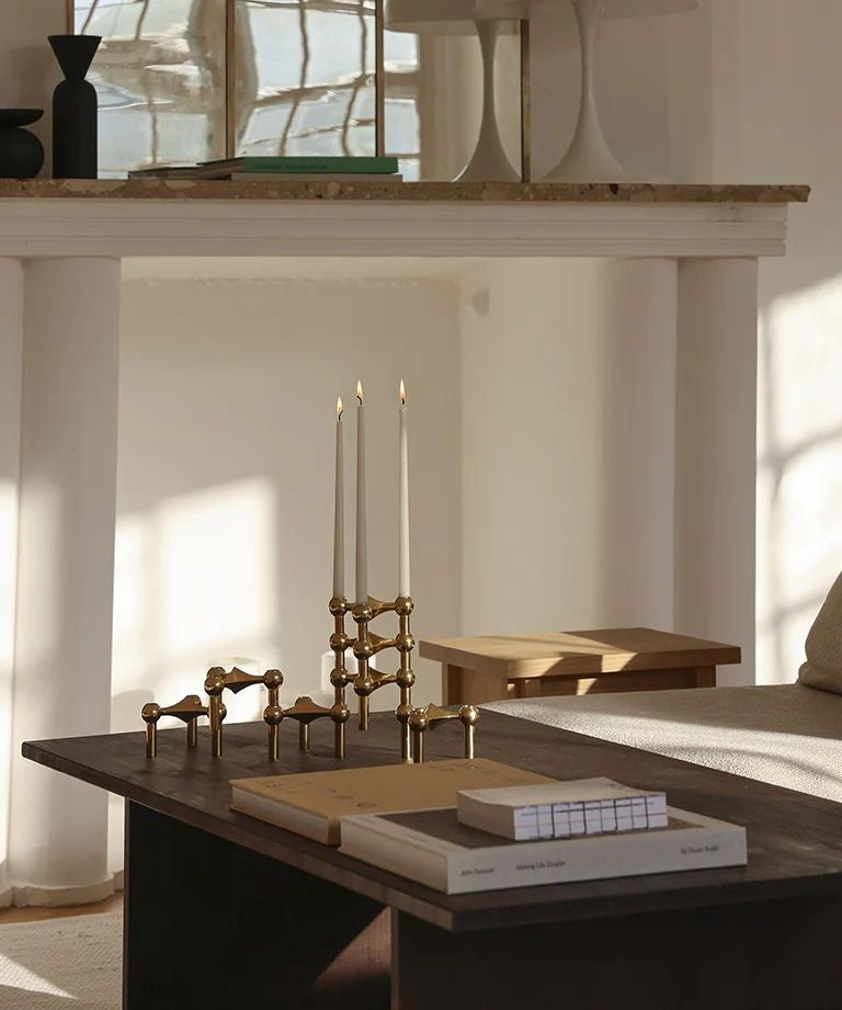 STOFF NAGEL - CANDLE HOLDER SET - 3 PCS