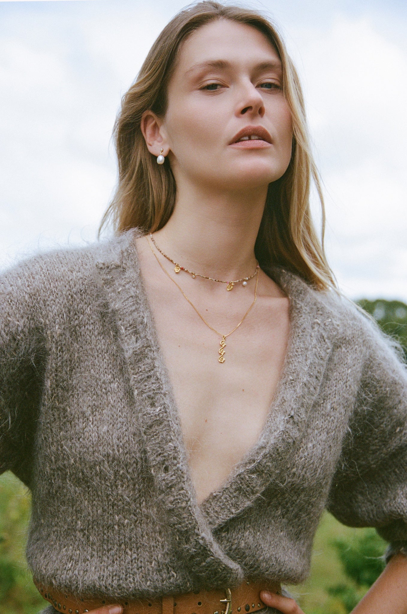 ANNI LU - Sandy Harmony Necklace - Gold