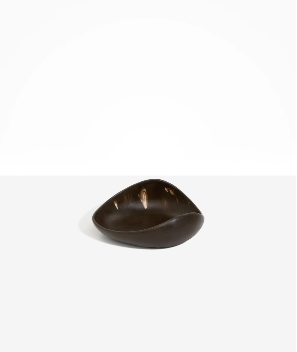 Dinosaur Designs -  Small Leaf Bowl - Cocoa